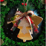 Ornament brad, Vivimall, Clopotei, Auriu, Lucios, 16*17CM, Acril, Interior/ Exterior - vivimall.ro