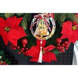 Ornament brad, Vivimall, Clopotel, Argintiu, Lucios, 14*26CM, Acril, Interior/ Exterior - vivimall.ro