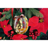 Ornament brad, Vivimall, Clopotel, Auriu, Lucios, 17*17CM, Acril, Interior/ Exterior - vivimall.ro