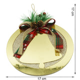 Ornament brad, Vivimall, Clopotel, Auriu, Lucios, 17*17CM, Acril, Interior/ Exterior - vivimall.ro