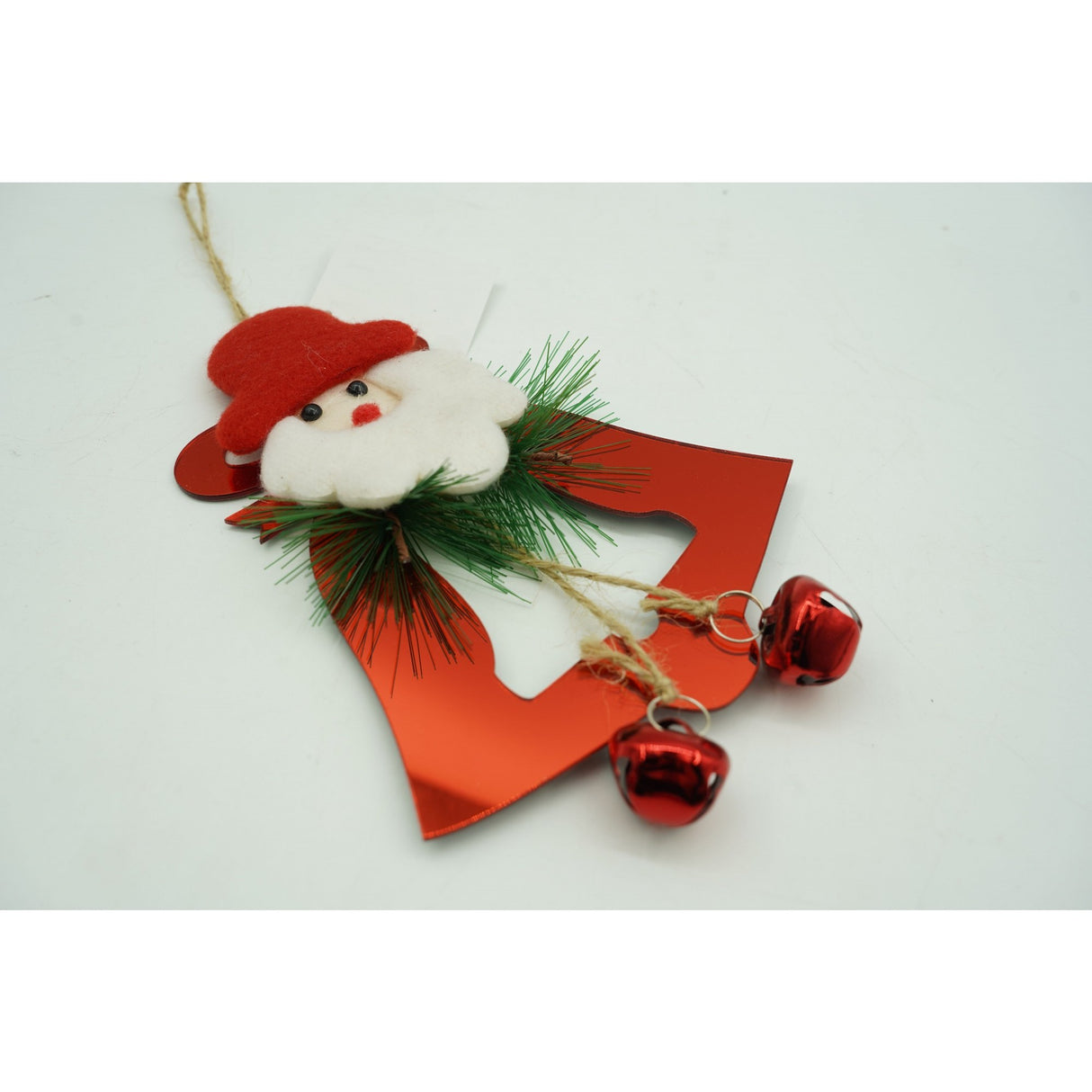 Ornament brad, Vivimall, Clopotel, Rosu, Lucios, 15*20CM, Acril, Interior/ Exterior - vivimall.ro