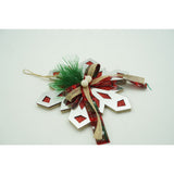 Ornament brad, Vivimall, Fulg de nea, Argintiu, Lucios, 14*15CM, Acril, Interior/ Exterior - vivimall.ro