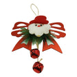 Ornament brad, Vivimall, Funda cu clopotei, Rosu, Lucios, 15*20CM, Acril, Interior/ Exterior - vivimall.ro