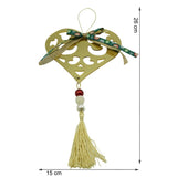 Ornament brad, Flippy, Inima, Auriu, Lucios, 15*26CM, Acril, Interior/ Exterior - vivimall.ro