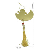 Ornament brad, Flippy, Luna, Auriu, Lucios, 10*25CM, Acril, Interior/ Exterior - vivimall.ro