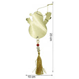 Ornament brad, Vivimall, Om de zapada, Auriu, Lucios, 10*23CM, Acril, Interior/ Exterior - vivimall.ro