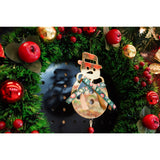 Ornament brad, Vivimall, Om de zapada, Auriu, Lucios, 14*30CM, Acril, Interior/ Exterior - vivimall.ro