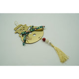 Ornament brad, Vivimall, Om de zapada, Auriu, Lucios, 14*30CM, Acril, Interior/ Exterior - vivimall.ro