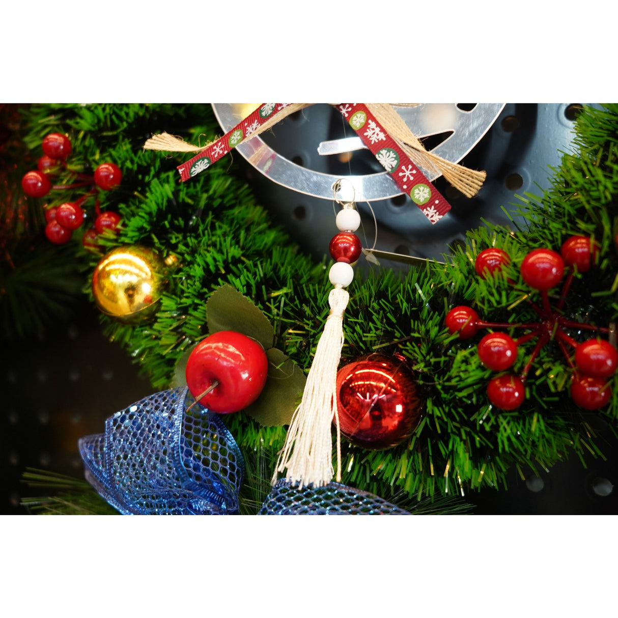 Ornament brad, Vivimall, Pasare, Argintiu, Lucios, 14*26CM, Acril, Interior/ Exterior - vivimall.ro