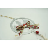 Ornament brad, Vivimall, Pasare, Argintiu, Lucios, 14*26CM, Acril, Interior/ Exterior - vivimall.ro