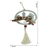 Ornament brad, Vivimall, Pasare, Argintiu, Lucios, 14*26CM, Acril, Interior/ Exterior - vivimall.ro
