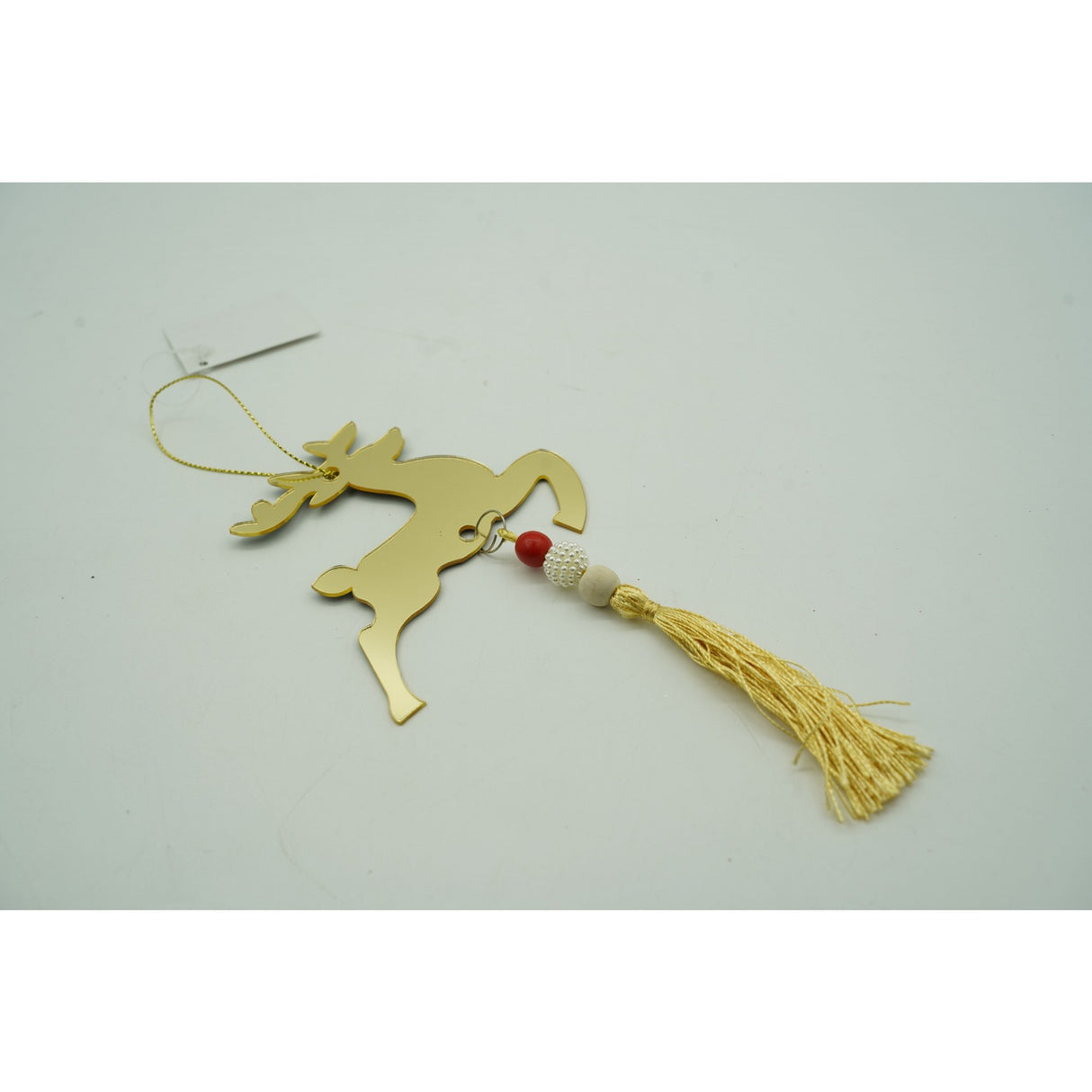 Ornament brad, Vivimall, Ren, Auriu, Lucios, 10*25CM, Acril, Interior/ Exterior - vivimall.ro