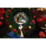 Ornament brad, Vivimall, Ren, Auriu, Lucios, 15*25CM, Acril, Interior/ Exterior - vivimall.ro