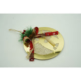 Ornament brad, Vivimall, Ren, Auriu, Lucios, 17*17CM, Acril, Interior/ Exterior - vivimall.ro