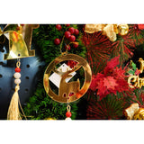 Ornament brad, Vivimall, Ren, Auriu, Lucios, 8*25CM, Acril, Interior/ Exterior - vivimall.ro