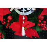 Ornament brad, Vivimall, Rotund, Argintiu, Lucios, 14*26CM, Acril, Interior/ Exterior - vivimall.ro