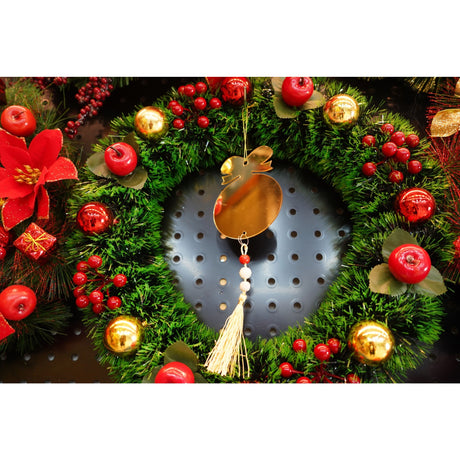 Ornament brad, Flippy, Rotund, Auriu, Lucios, 10*23CM, Acril, Interior/ Exterior - vivimall.ro