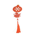 Ornament brad, Vivimall, Rotund, Om de zapada, Rosu, Lucios, 10*28CM, Acril, Interior/ Exterior - vivimall.ro
