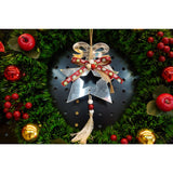 Ornament brad, Flippy, Stea, Argintiu, Lucios, 14*26CM, Acril, Interior/ Exterior - vivimall.ro