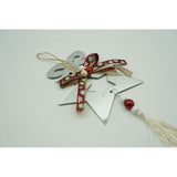 Ornament brad, Flippy, Stea, Argintiu, Lucios, 14*26CM, Acril, Interior/ Exterior - vivimall.ro