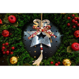 Ornament brad, Flippy, Stea, Argintiu, Lucios, 14*26CM, Acril, Interior/ Exterior - vivimall.ro