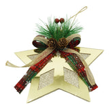 Ornament brad, Vivimall, Stea, Auriu, Lucios, 17*17CM, Acril, Interior/ Exterior - vivimall.ro