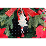 Ornament de brad bradulet, Vivimall, multicolor, lemn, 17 cm - vivimall.ro