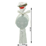 Karácsonyi Dísz Medalion, Fa, 25 Cm
