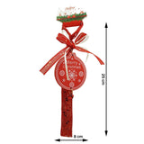 Karácsonyi Dísz Medalion, Fa, 25 Cm