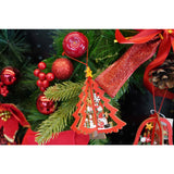 Ornament de brad mos craciuni in brad, Vivimall, multicolor, lemn, 10.5x9.5 cm - vivimall.ro