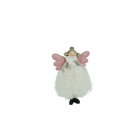 Karácsonyi Dísz Angyal, Textil, 26 Cm 