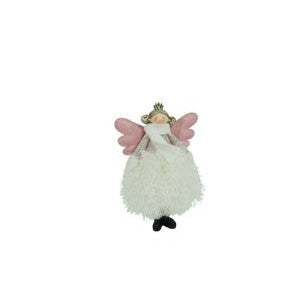 Karácsonyi Dísz Angyal, Textil, 26 Cm 