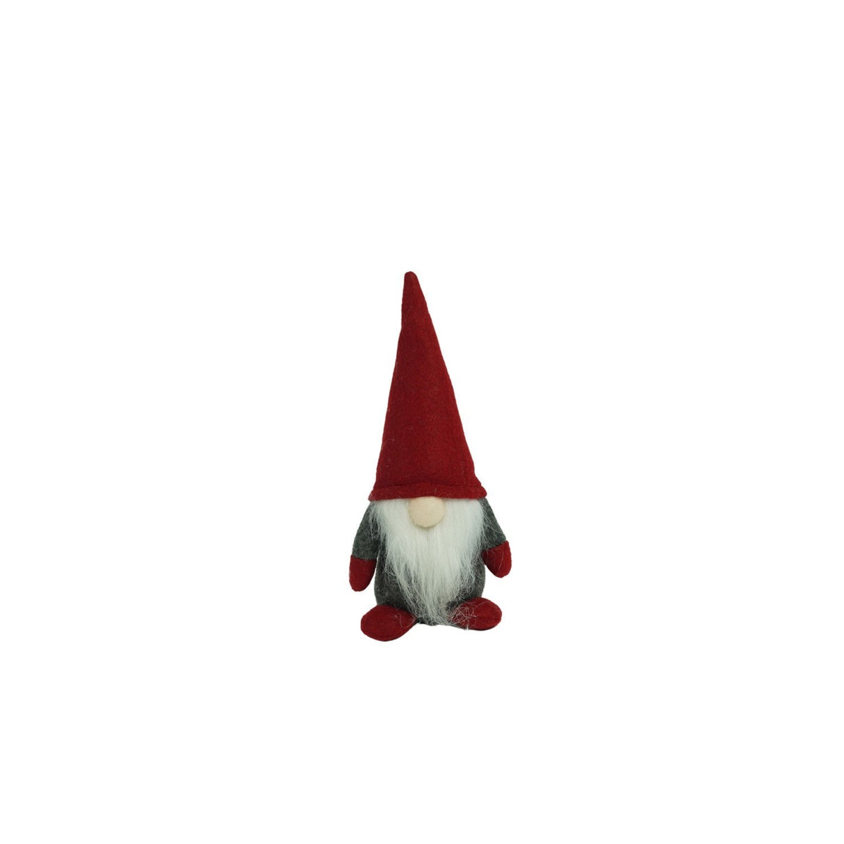 Karácsonyi Dísz Manó, /Piros, Textil, 12 Cm 