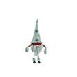 Ornament de Craciun spiridus, Vivimall, gri/rosu, textil, 55 cm - vivimall.ro