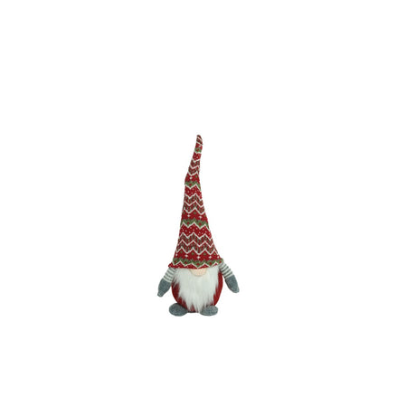 Karácsonyi Dísz Manó, Piros/, Textil, 52 Cm 