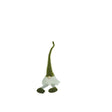 Ornament de Craciun spiridus, Vivimall, verde/alb, textil, 52 cm - vivimall.ro