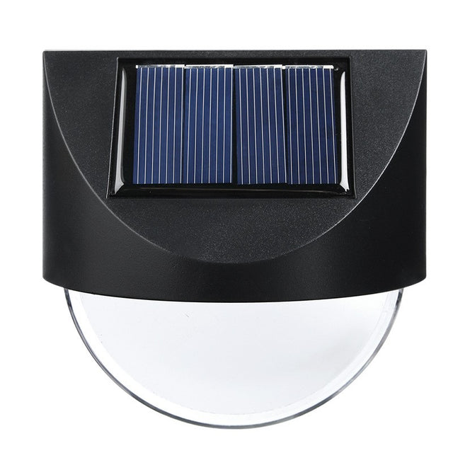 Aplica solara LED Vivimall, ABS/Policarbonat, rezistent la apa IP65, 1 LED, pentru gradina, casa, balcon, terasa, 1.2V, 600mah, 8.8 x 8.5 cm, alb cald - vivimall.ro