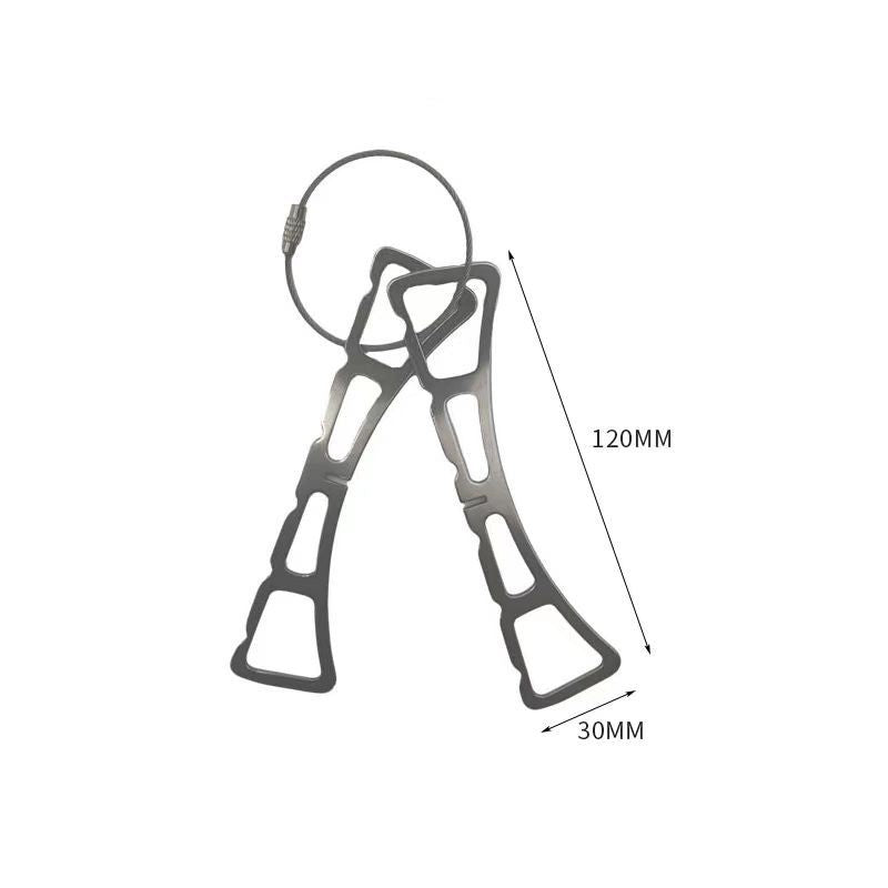 Suport pentru Gatit la Abur, Flippy, din Otel Inoxidabil, 12 x 3 cm, Argintiu