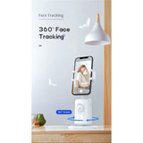 Suport Flippy cu urmărire facială automată în utilizare, telefon montat în sistem de prindere