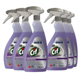 Pachet CIF Professional 2-in-1 Detergent Dezinfectant Lichid, 6×0.75 L - vivimall.ro
