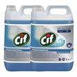 Pachet CIF Professional Brilliance Ocean detergent universal 2×5 L, vedere frontală flacoane