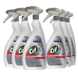 Pachet Cif Professional Washroom 2în1 detergent și detartrant baie, 6 flacoane × 0,75 L, vedere frontală