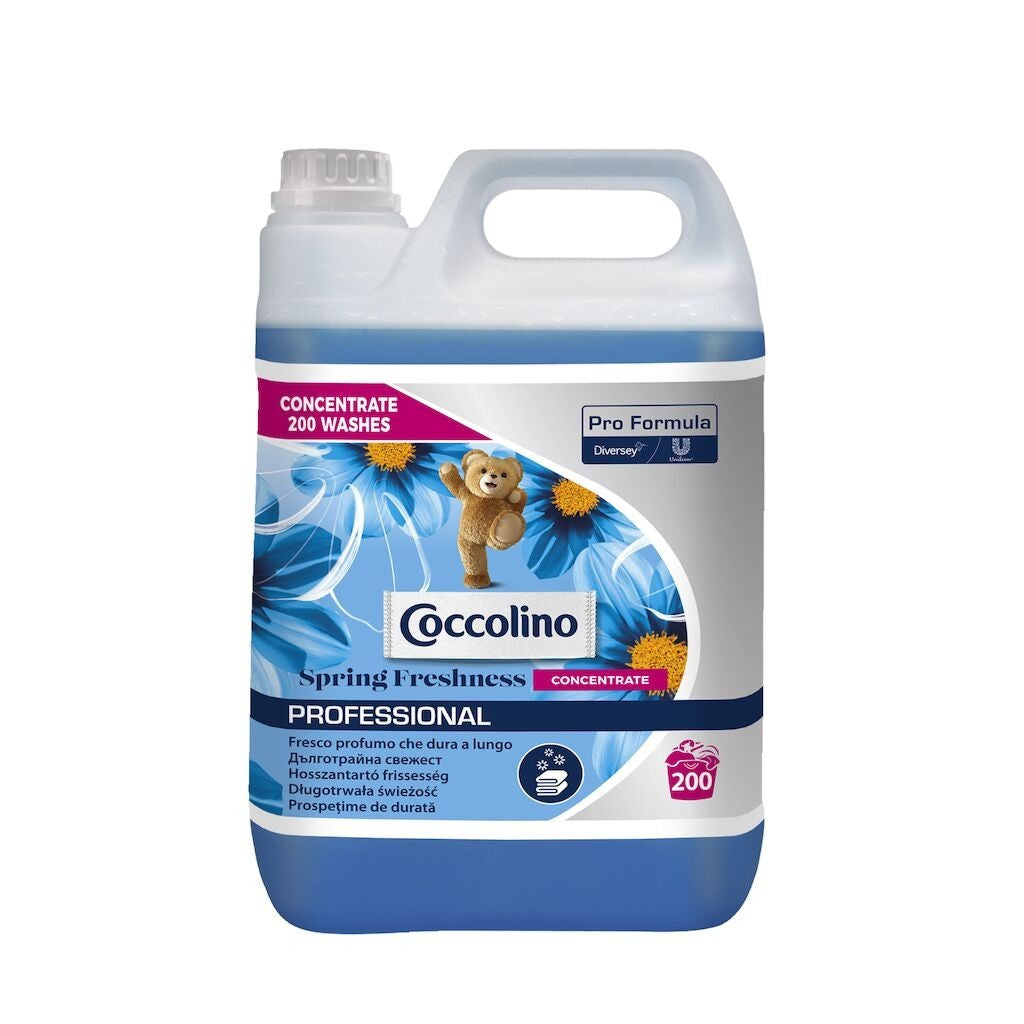 Pachet Coccolino Professional Spring Fresh Concentrated – Balsam Concentrat de Rufe, 2×5 L - vivimall.ro