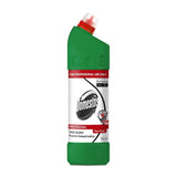 Domestos Pro Formula Pine Fresh 1 L, etichetă cu specificații clor activ și parfum proaspăt
