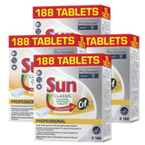 Pachet SUN Professional Classic – Tablete pentru Masina de Spalat Vase, 4×188 buc - vivimall.ro
