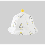 Palarie de Protectie pentru Bebelusi, Vivimall, Model Ratuste, Pescareasca, de Primavara si Toamna, cu Masca si Fermoar, 48 cm, pentru 6-12 Luni, Alb - vivimall.ro