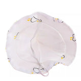 Palarie de Protectie pentru Bebelusi, Vivimall, Model Ratuste, Pescareasca, de Primavara si Toamna, cu Masca si Fermoar, 48 cm, pentru 6-12 Luni, Alb - vivimall.ro