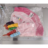 Palarie Happy Birthday, Vivimall, Accesoriu pentru Petrecere, Model Tort, Tematica Aniversare, 60x60x55 cm, Roz - vivimall.ro