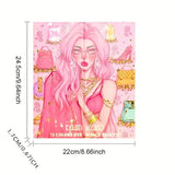 Paleta de farduri Kevin&Coco, 72 de culori, stil pliabil, conturing, iluminator, blush incluse, dreptunghiulara, 22 x 24.5 cm, 490 g, multicolor - vivimall.ro