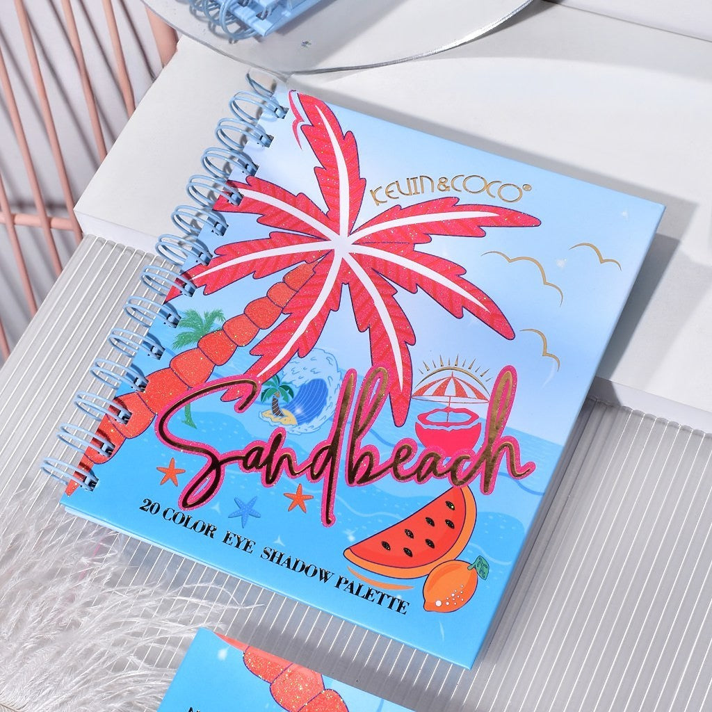 Palete de Machiaj, KEVIN & COCO, Colour Fruit Party, Fard de Pleoape, 20 culori, 15.3 x 17.4 x 1.2 cm